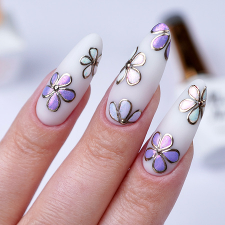 Rubber base flexible nails manicure pedicure S.O.S. Antidote Molly Nails Milky Way 10g