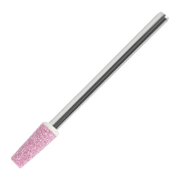 Fresa per pietra con punta conica corta, rosa, n. 5