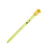 Elegant MollyLac yellow gold pen with decorative pineapple cap