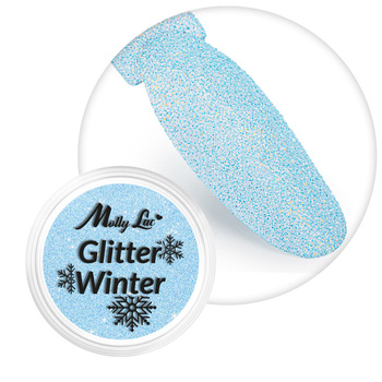 Polvo para uñas MollyLac Glitter Winter 1 g n.º 4