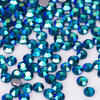 SS5 Blue Zircon AB glass nail rhinestones, approx. 50 pcs.
