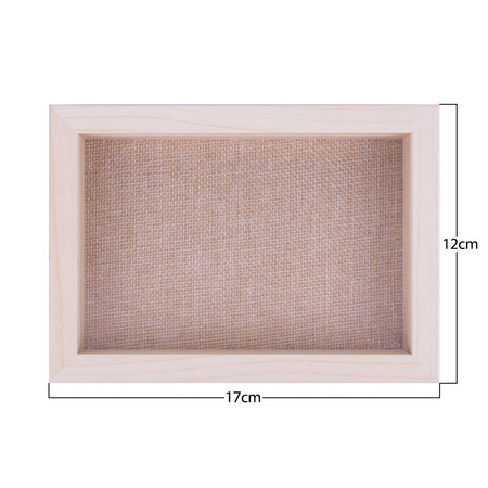 Wooden 3D frame template display stand for tips 12 x 17 cm