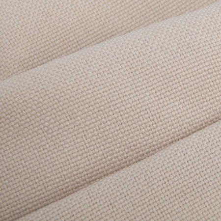 Reusable cream-colored cotton face mask with interlining, 1 piece