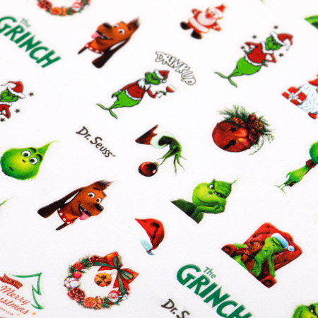 Autocollants pour ongles fins et autocollants de Noël Molly Nails MS-C263