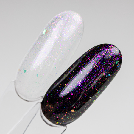 AlleLac Fairy HEMA/Di-HEMA-Free No-Wipe Top Glitter, 7 g