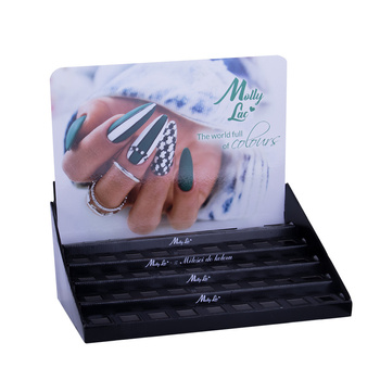 Expositor para 45 esmaltes híbridos de 10 ml, modelo antiguo de MollyLac – vacío, edición Primavera
