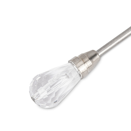 Cuchara mezcladora para gel con cristal, 1 unidad