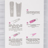 Doppie forme a sandwich per la ricostruzione delle unghie - Forme a sandwich ovali W557 Molly Nails, 240 pezzi