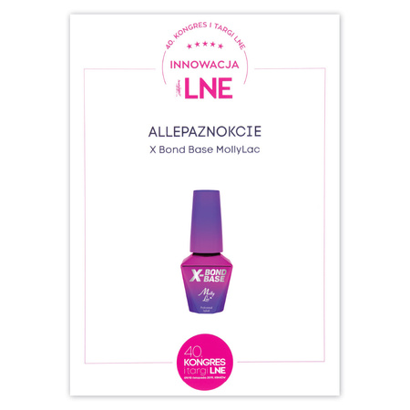 Grundierung zur Verbesserung der Haftung bei Maniküre und Pediküre X-Bond Base von Molly Nails, HEMA/Di-HEMA-frei, klar, 10 Gramm