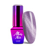 Lakier hybrydowy Molly Nails Cat Eye Womanity Miss Violet 8g Nr 442