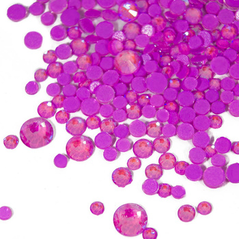 Strass opal glow night - phosphorescents, assortiment de tailles n° 5, environ 250 pièces