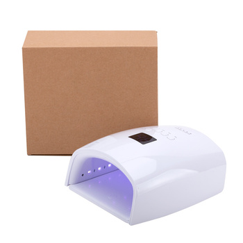 Lampa do paznokci akumulatorowa mobilna dual UV/LED 48W No Name do lakierów hybrydowych żeli i akrylożeli biała S10