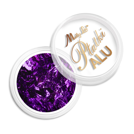 MollyLac Metallic Nail Dust Aluminum Flakes 0.2 g No. 8