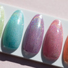 Esmalte híbrido Molly Nails Flashing Holo in Bottle, 8 g
