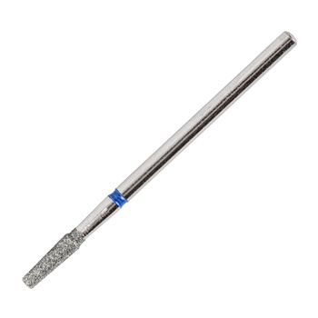 Diamond burr, truncated cone, blue, medium