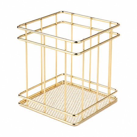 Support de rangement pour pinceaux, doré, n° 4