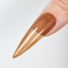 Colorful top coat without washing Crystal Glass Molly Nails Golden Brown HEMA/Di-HEMA Free 10g