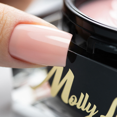 Gel espeso para la aplicación de uñas Salon Cover Soft Jelly de Ewelina Staszak MollyLac, sin HEMA ni Di-HEMA, 50 g