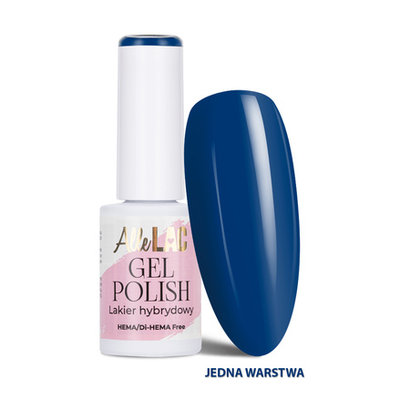 Esmalte híbrido LED/UV Gel Polish Blues BL13 Navy AlleLac sin HEMA ni Di-HEMA, 6 g