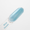 Кольоровий топ-лак без змивання Crystal Glass Molly Nails Blue Ocean, без HEMA/Di-HEMA, 10 г