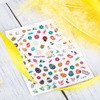 Adhesivos finos para uñas con motivos de Pascua T-374