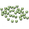 SS10 Peridot glass nail rhinestones, approx. 50 pcs.