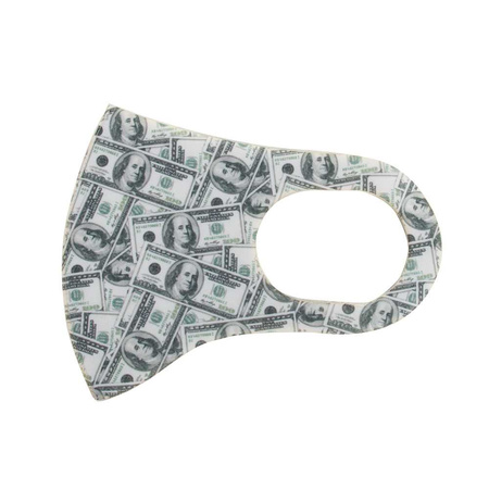 Reusable neoprene foam face mask, sizes L/XL, 1 piece
