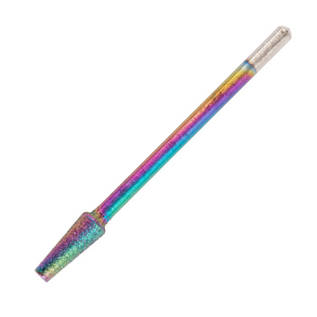 Unicorn rainbow diamond bur, narrow tapered cone No. 2