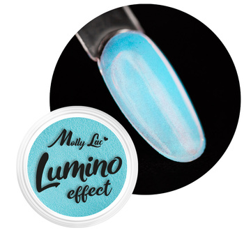 Світиться в темряві пилок для нігтів MollyLac Lumino Effect № 8
