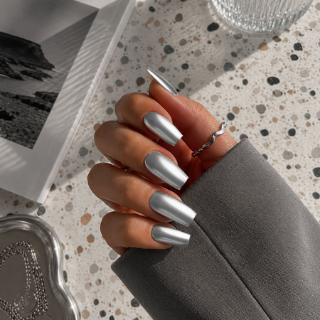 MollyLac Classic Nail Polish, Mirror Effect (Mirror/Metallic), No. 13, 10 ml