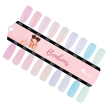 MollyLac BonBons gloss and matte template - 9 colors