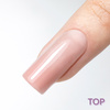 MollyNails TOP & GEL NO WIPE 3D for nail art and effects—HEMA/Di-HEMA-free—5 g + Safety Ring