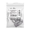 Cappucci per manicure e pedicure, mandrini, ricambi abrasivi, cilindri mini bianchi da 3 mm, grana 180, 50 pezzi