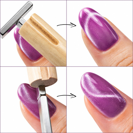 MollyNails 3-in-1 Cat Eye Magnetizer, Brown