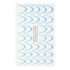 Gradient water decals for nails/French/Ombre/French smile line 33 pcs blue STZ45