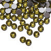 Glas-Strasssteine für Nägel SS10 Olivine, ca. 50 Stück