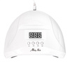 Lámpara UV/LED para uñas de 48 W de Molly Nails para esmaltes híbridos, geles y acrilogel, blanca, SUN 1S PRO, con cable de 3 m de longitud