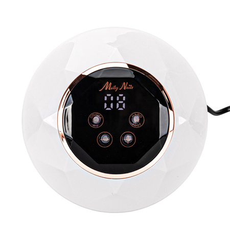 MollyNails 68-W-Nagelfräse für Maniküre und Pediküre, weiß, M23, 50.000 Umdrehungen