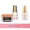Molly Nails PRO MATCH SYSTEM 2+1 Pink Sorbet: 2 geles de construcción + Doctor Top 15 g