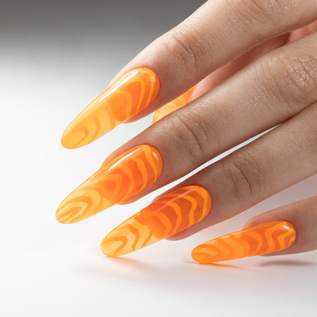 Top coloré sans essuyage Crystal Glass Molly Nails Orange HEMA/Di-HEMA Free 10 g