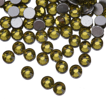 SS10 Olivine glass nail rhinestones, approx. 50 pcs.