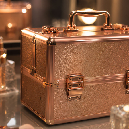 Trousse à maquillage M pour vernis à ongles Total Rose Golden