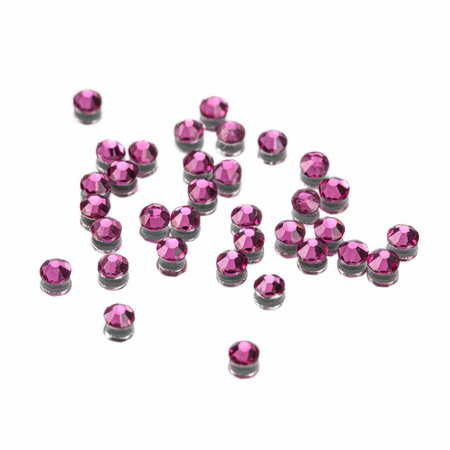 Strass per unghie in vetro SS5 fucsia, circa 1440 pezzi per confezione