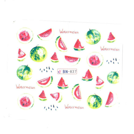 Adesivi ad acqua per unghie a forma di frutta BN-837