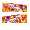 Wassertransfer-Nagelaufkleber, Bogen 6,5 x 5,5 cm für 10 Finger, Nr. A172