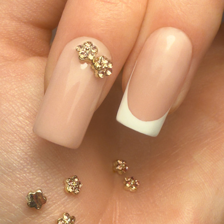 Décorations pour ongles : fleurs 3D Molly Nails K1120, lot de 10