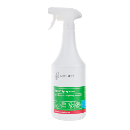 Засіб для дезінфекції поверхонь із розпилювачем Medisept Velox Spray Neutral, 1000 мл
