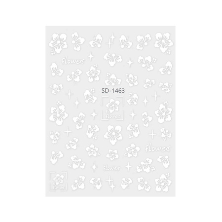 Naklejki do paznokci 5D samoprzylepne kwiaty SD-1463 Molly Nails