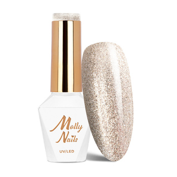 Esmalte híbrido Molly Nails Sensual Victoria sin HEMA ni Di-HEMA, 8 g, n.º 207