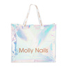 Torba lunchowa holo premium biała Molly Nails